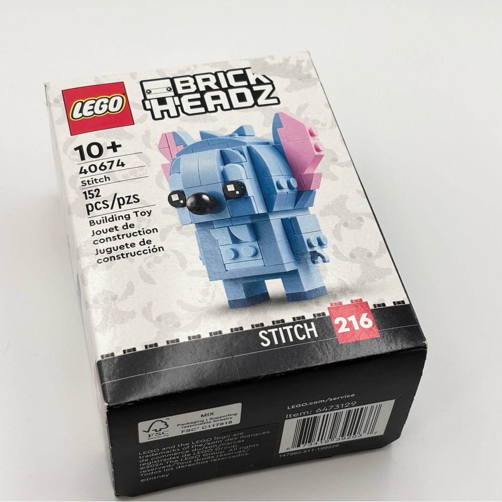 LEGO BrickHeadz Stitch with Blue and Pink Pieces 152pcs Building Toy